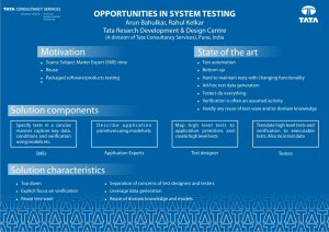 Opportunities in System Testing